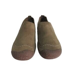 Keen Men’s Suede Slip On Shoes Size 10 Tan Arch Support